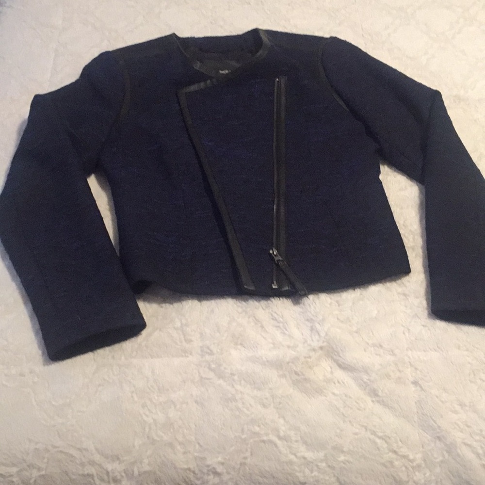 Navy blue ‘motorcycle’  jacket